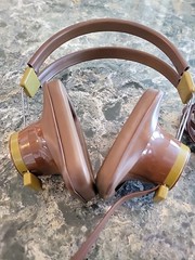 zenith vintage headphone set 1970s Works Great Shape.