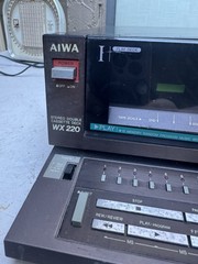 AIWA WX220 double cassette deck Parts 110/220v