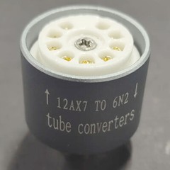 1 Pack ECC83 12AX7 To 6N2 Vacuum Tube Amplifier Convert Socket Adapter NEW