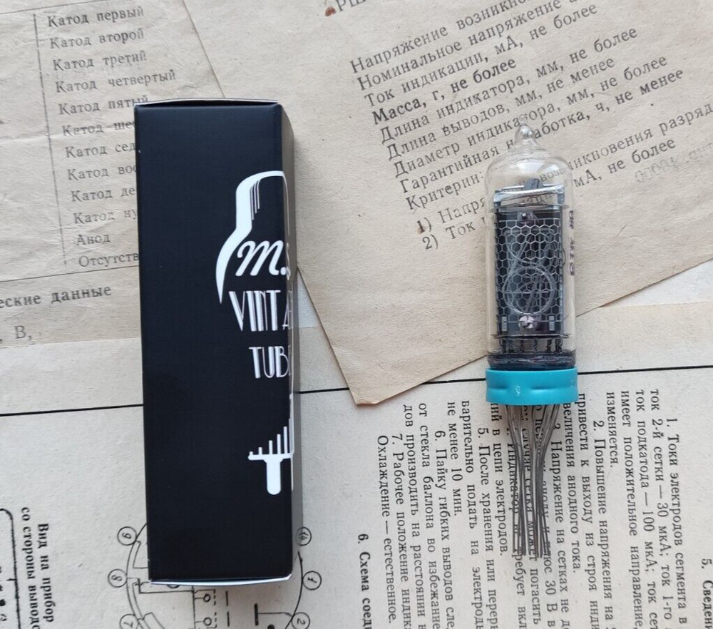 IN-14 x 1 IN14 Nixie Tube NEW NOS (USA Seller)