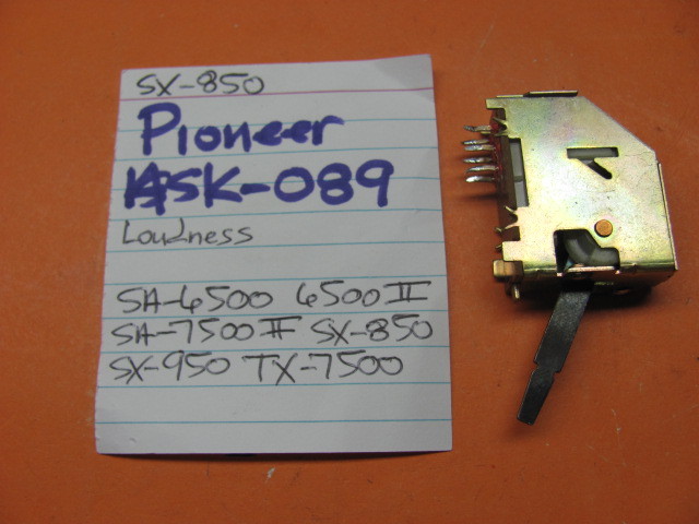 PIONEER ASK-089 TOGGLE SWITCH LOUDNESS SX-850 SX-950 SA-6500 II SA-7500 II KNOB