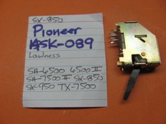 PIONEER ASK-089 TOGGLE SWITCH LOUDNESS SX-850 SX-950 SA-6500 II SA-7500 II KNOB