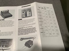 TEAC A-3440 3300SX Etc. Vintage Reel to Reel player Brochure