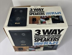 KLH 3 Way Surround Sound Indoor/Outdoor Speakers 403A NEW Open Box NOS