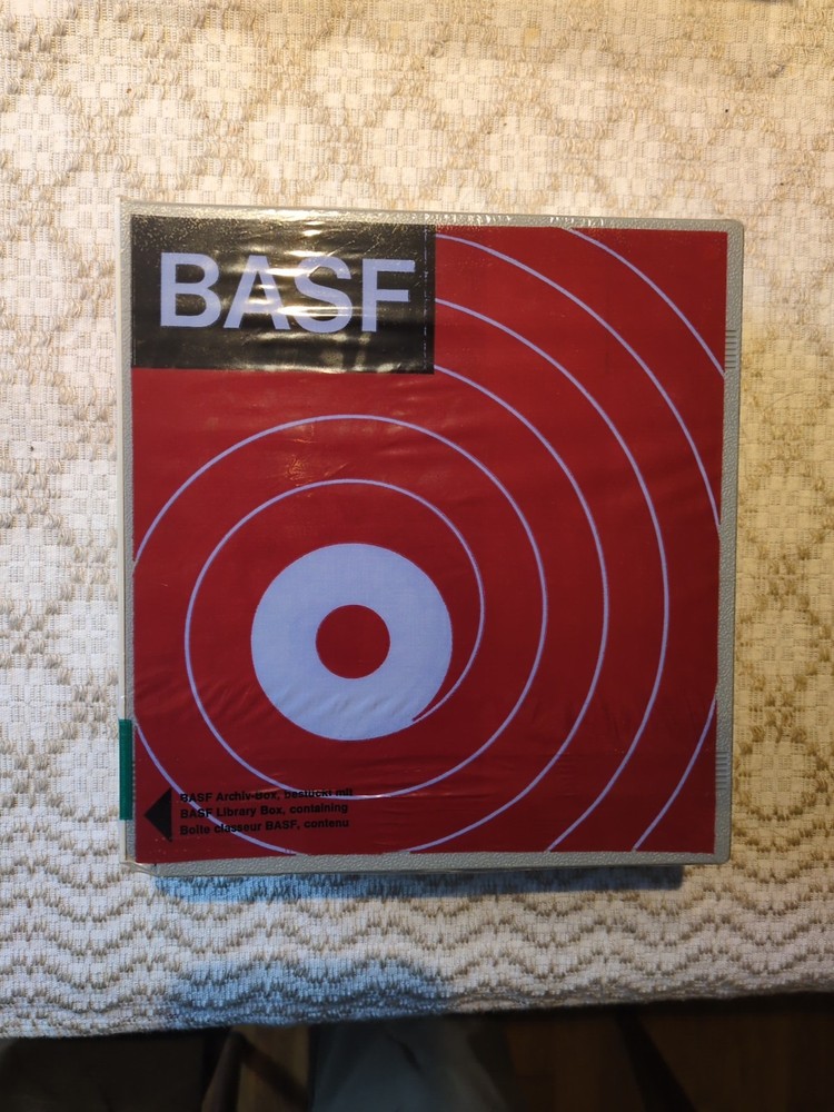 NEW BASF Library Archive Box LP35 Long Play Tape Vintage