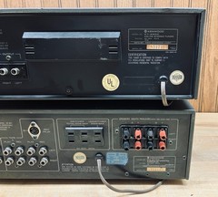 Kenwood KA-5700 Amp + KT-5500 Tuner Combo – Serviced/Working. Blue LEDs. 40 WPC