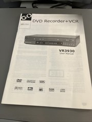 Go Video VR3930 DVD VCR Combo Player Transfer VHS Tape Cassette recorder