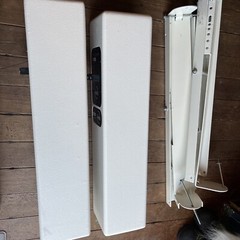 Pair Of Eastern Acoustic Works Commercial Speakers CLA37 Monitor 7×3” White VTG