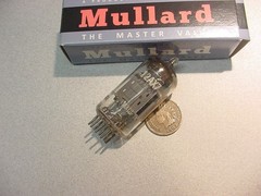 MULLARD BLACKBURN 12AX7 (I61-series circa 1959 STRONG TESTED) ***