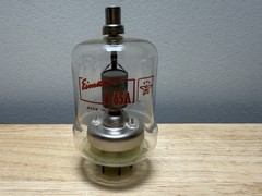 1 EIMAC 4-65A Vacuum Tube 65-Watt Transmitting Tetrode URANIUM GLASS See Photos