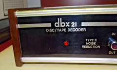 DBX 21 Disc/Tape Decoder Type II Noise Reduction Unit