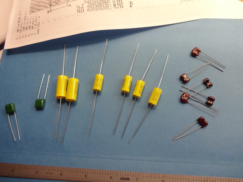 DYNACO ST-35 HI END MICA / METAL FILM CAPACITOR UPGRADE KIT
