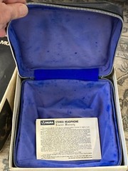 VTG MURA SP-805 STEREO HEADSET BOX CASE VINTAGE SSC SEPARATION CONTROL MONO RARE