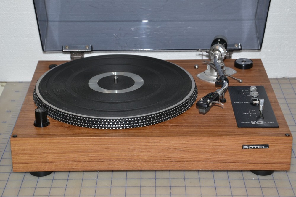 Works Great !!! Vintage Rotel RP-3000 Direct-Drive Turntable