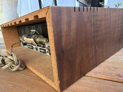 The Fisher 500-TX Excellent Shape Tested Wood Cabinet *Read Description*