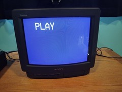 Sony Trinitron CRT TV KV-13M10 13″ Retro Gaming VCR TESTED