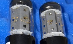 TWO Amperex 7591A Tubes / Amplitrex Tested Above 90% / Within 3% Gm Matched