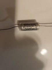 2 Vintage Sprague 196P10491S4 Vitamin Q Capacitor .1 uf 100 DC