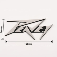 2Pcs DIY PEAVEY plastic logo badge replacement piece(text) 160mm X 80mm New