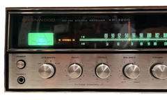 Vintage Kenwood KR-3200, 13 W AM/FM Stereo Receiver, 1972, Pro. Serviced