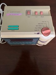 GE P’Jammer Clock Radio AM/FM Electric Battery 7-4607WHA Malaysia With EarBuds