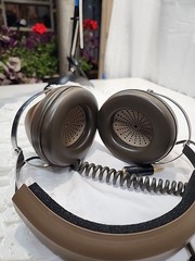 Vintage Sears 2 Channel Stereo Headphones & 1 Extra Adapter Tested