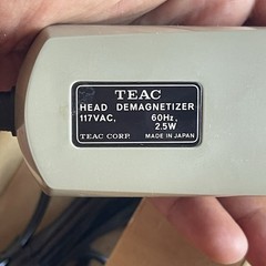 TEAC E-3 Head Demagnetizer 117V w Box And Manual