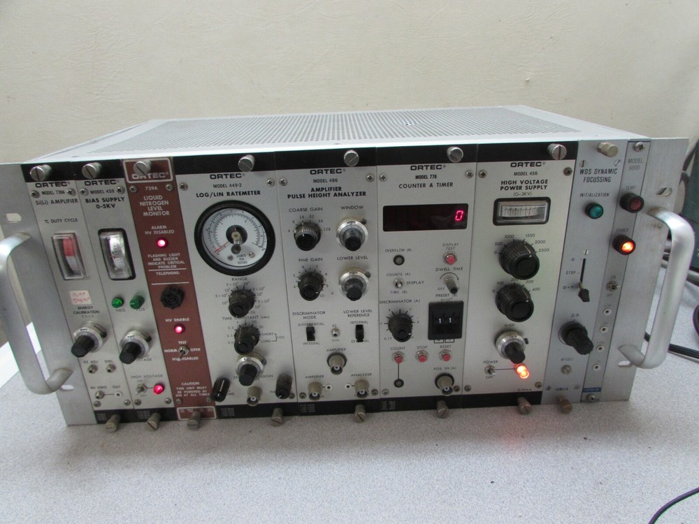 Vintage Electronics Chassis BIN Power Supply Cards Ortec Cameca Camberra