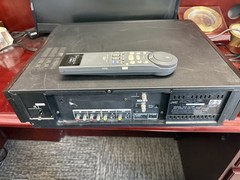 JVC HR-S7100U Super VHS SVHS Hi-Fi VCR+ w/ Remote, AV Cord, Remote Tested