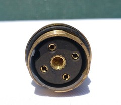 5935-00-376-9334 4-Pin Electrical Receptacle Connector (Lot of 6pcs)