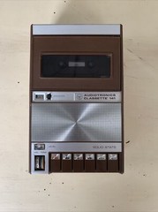 Audiotronics Classette 141 Solid State Japan Vintage Brown Working