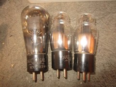 (3) NOS to Strong Testing 183/483 Triode Radio Audio Tubes