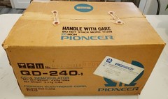Pioneer QD-240 CD-4 Four Channel Demodulator Audio Processor MT. Cond. w/ EXTRAS