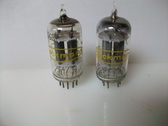 NOS MATCHED PAIR BECKMAN (SYLVANIA) 5963 TUBES (PER ORANGE VT1000)