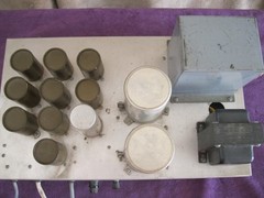 VINTAGE UNIT WITH DYNACO CAPACITOR / TRANSFORMERS—UNTESTED-FOR PARTS