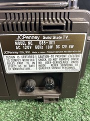 Vintage 1978 JCPenney Solid State TV Raido/Cassette Recorder Tested Video Proof