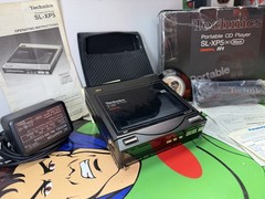 TECHNICS SL-XP5 Portable CD Player w/ Accessory’s Tested Japan 🇯🇵 vintage