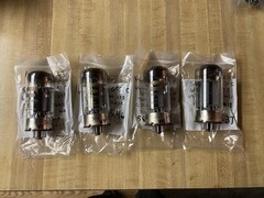 Svetlana 6550C Matched Quad Power Tubes – MaxiMatcher Test Strong 54-63mA Russia