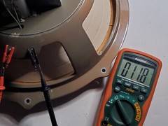 Vintage Single (1) Tuny Hark 15″ Coaxial Speaker Driver – Tweeter does not work