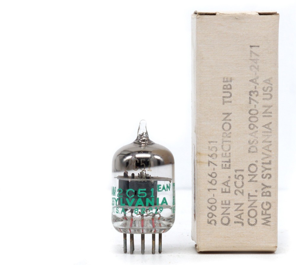 2C51/5670W/5670 SYLVANIA NOS Tube Röhre Lampe Valvola Valvula Valve 진공관 真空管 电子管