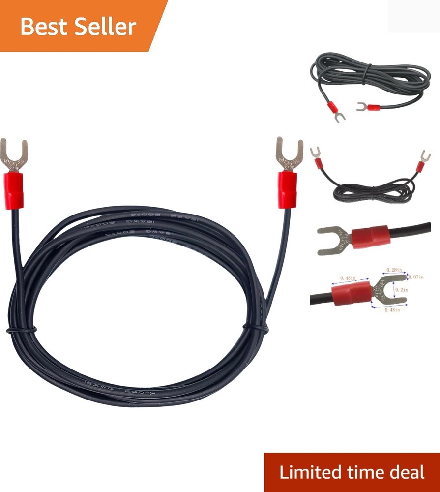 Versatile 5ft Turntable Ground Wire: Enhance Sound Quality and Equipment Safety