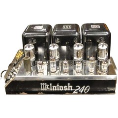 Serviced Vtg McIntosh MC240 Tube Power Amplifier Upgraded Caps 6L6GC Auth Japan