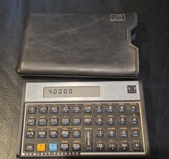 HP 15C Scientific Calculator + Case Hewlett Packard Tested Works With Batteries