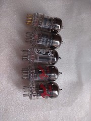 Bundle 5 NOS Fender Groove Tube GT-12AX7 ECC83 12AX7A Preamp Vacuum Tube