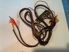 Pioneer PL-570 PLL Quartz Stereo Turntable – RCA and Ground Wire Assembly /Board