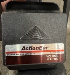 Action Ear Sound Amplifier Headphones VTG Silver Creek Industries Made in USA