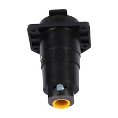 1pc 12V 7 Pin Round Trailer Plug 7 Way Socket Adapter Wiring Connector