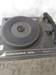 Vintage Audiotronics 300A Classroom Suitcase record player 1969 ~ Tested