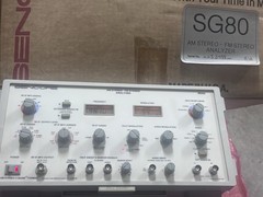 Sencore SG80 AM Stereo – FM Stereo Analyzer NIB Original Box W/ Manuals Tested