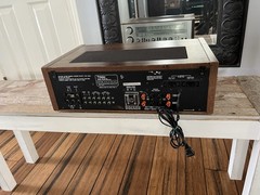 Vintage Late 1970’s Technics SA-600 FM/AM Stereo Silver Face Wood Receiver